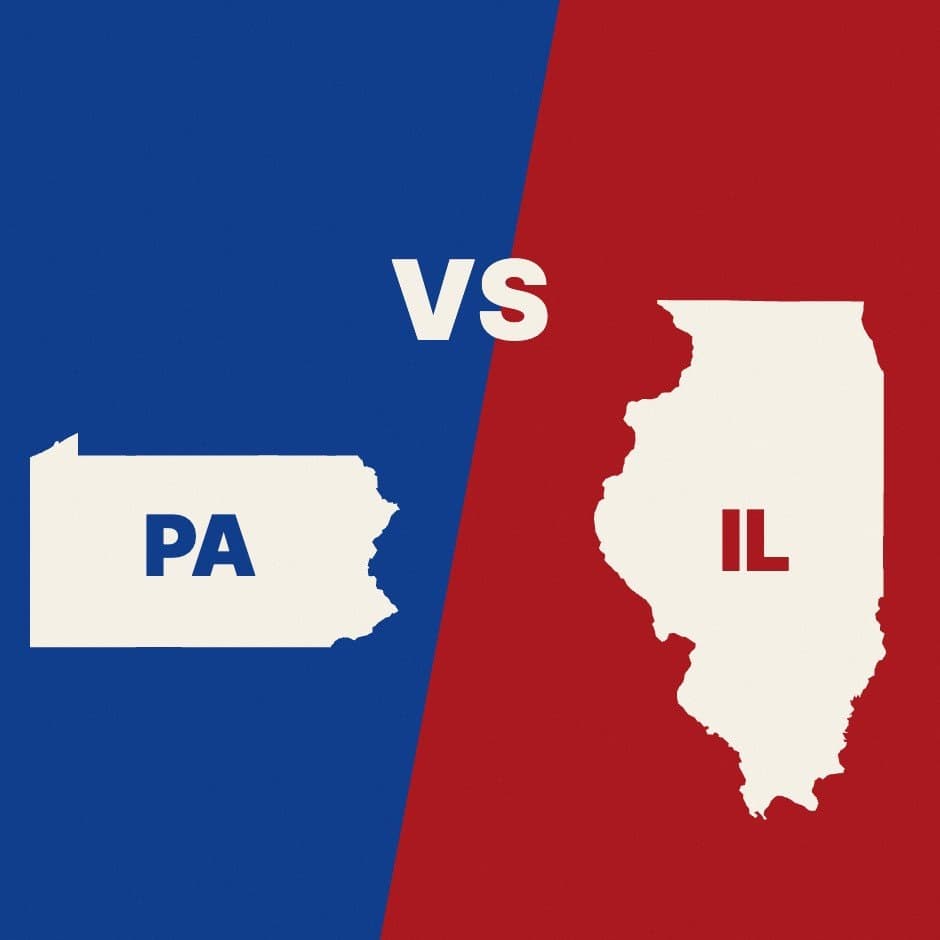 Closer Governor Race: Pennsylvania or Illinois?