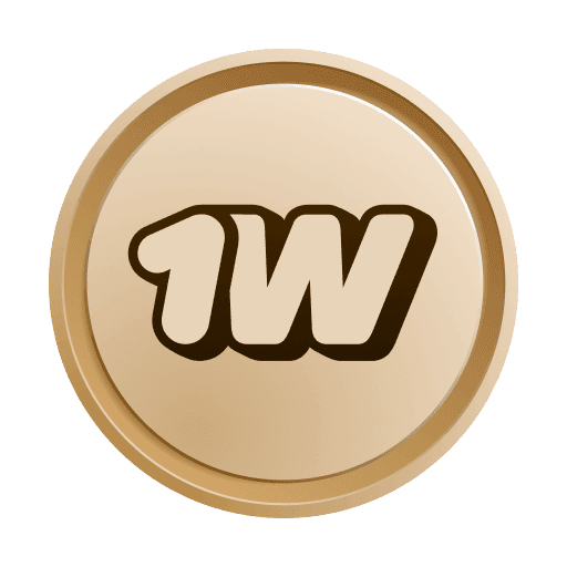 Total commitments for the 1win ($1w) public sale card icon